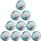 10er Ballpaket NIKE Academy Team Fußball Trainingsball 101 - white/lt blue fury/black 3