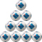 10er Ballpaket molten F4N1710 Fußball Trainingsball