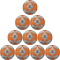 10er Ballpaket erima Senzor-Star Lite 290g Leicht-Fußball orange 4