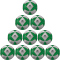 10er Ballpaket erima Senzor-Star Lite 290g Leicht-Fußball Trainingsball green 4