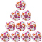 10er Ballpaket JAKO Iconic 350g Leicht-Fußball Kinder 683 - weiß/coral/pink, 350g 4