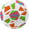 10er Ballpaket JAKO Iconic 350g Leicht-Fußball Kinder 682 - weiß/coral/neongün, 350g 5