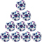 10er Ballpaket JAKO Iconic 350g Leicht-Fußball Kinder 670 - weiß/navy/pink, 350g 4