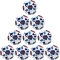 10er Ballpaket JAKO Iconic 290g Leicht-Fußball Kinder 669 - weiß/navy/neonorange, 290g 4