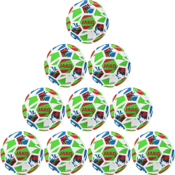 10er Ballpaket JAKO River 350g Leicht-Fußball...
