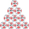 10er Ballpaket DERBYSTAR Bundesliga Player Fußball Freizeitball 2025/26 weiss/blau/rot 5