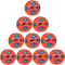10er Ballpaket DERBYSTAR Bundesliga Brillant High Visible Winter Fußball Trainingsball 2025/26 orange/blau 5