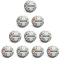 10er Ballpaket DERBYSTAR Eerste Divisie Brillant APS Fußball Spielball 2025/26 weiß 5