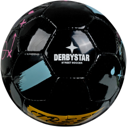 10er Ballpaket DERBYSTAR Street Soccer v25 schwarz/gelb/blau