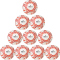 10er Ballpaket DERBYSTAR Junior S-Light 290g Leicht-Fußball Kinder weiß/rot 5