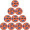 10er Ballpaket DERBYSTAR Bundesliga Brillant APS High Visible Winter Fußball Spielball 2025/26 orange/blau 5