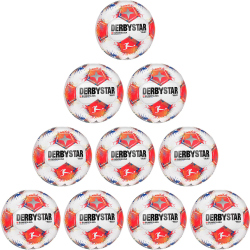 10er Ballpaket DERBYSTAR Bundesliga Brillant Light 350g...