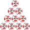 10er Ballpaket DERBYSTAR Bundesliga Brillant Light 350g Leicht-Fußball 2025/26 weiss/blau/rot 4