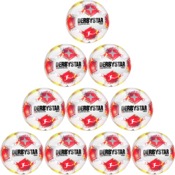 10er Ballpaket DERBYSTAR Bundesliga Club Light 350g...
