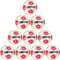 10er Ballpaket DERBYSTAR Bundesliga Club Light 350g Leicht-Fußball 2025/26 weiss/rot/gelb 4