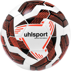 10er Ballpaket uhlsport Soccer Pro Addglue Fußball Trainingsball weiß/schwarz/fluo rot 4