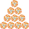 10er Ballpaket uhlsport Ultra Lite Soft 290g Leicht-Fußball weiß/fluo orange/fluo gel 3