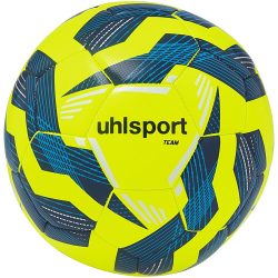 10er Ballpaket uhlsport Team Fußball Freizeitball fluo gelb/marine/weiß 4