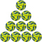 10er Ballpaket uhlsport Player Fußball Freizeitball fluo gelb/marine/cyan 5