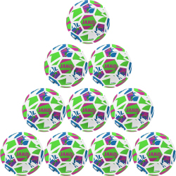 10er Ballpaket JAKO River 350g Leicht-Fußball Kinder