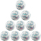 10er Ballpaket NIKE Academy Plus Fußball 102 - white/ocean cube/pink blast 5