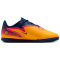 NIKE Jr. Phantom 6 Club Erling Haaland IC Fußballschuhe Kinder 800 - laser orange/lemon venom-blue 36