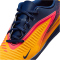 NIKE Jr. Phantom 6 Club Erling Haaland IC Fußballschuhe Kinder 800 - laser orange/lemon venom-blue 36