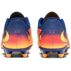 NIKE Jr. Phantom 6 Club Erling Haaland FG/MG Fußballschuhe Kinder 800 - laser orange/lemon venom-blue 36.5