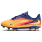 NIKE Jr. Phantom 6 Club Erling Haaland FG/MG Fußballschuhe Kinder 800 - laser orange/lemon venom-blue 36.5
