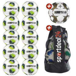 10er Ballpaket DERBYSTAR Brillant TT DB Fußball...