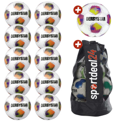 10er Ballpaket DERBYSTAR Atmos TT DB Fußball...