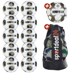 10er Ballpaket DERBYSTAR Brillant TT Fußball...