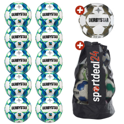 10er Ballpaket DERBYSTAR Gamma TT Fairtrade Fußball...