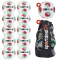 10er Ballpaket DERBYSTAR Tempo TT Fußball Trainingsball + DERBYSTAR Tempo APS Fußball Spielball + Ballsack
