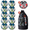 10er Ballpaket erima Hybrid 2.0 Fußball Trainingsball + erima Hybrid Match Spielball + Ballsack
