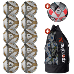 10er Ballpaket erima Hybrid Fußball Trainingsball +...