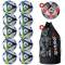 10er Ballpaket erima Hybrid Training Fußball Trainingsball + erima Hybrid Match Spielball + Ballsack