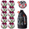 10er Ballpaket erima Hybrid 2.0 Fußball Trainingsball + erima Hybrid Match Spielball + Ballsack
