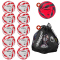 10er Ballpaket uhlsport Attack Addglue Fußball Trainingsball + uhlsport Match Addglue Fußball Spielball + Ballsack