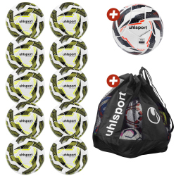 10er Ballpaket uhlsport Soccer Pro Addglue Fußball...
