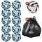 10er Ballpaket uhlsport Fairtrade Top Addglue Fußball Trainingsball + uhlsport Match Addglue Fußball Spielball + Ballsack