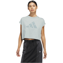 adidas Western Florals Big Logo Graphic T-Shirt Damen