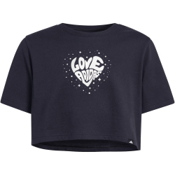 adidas Everyday Glam Cropped Graphic T-Shirt Mädchen