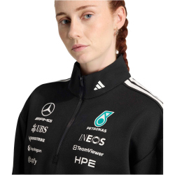 adidas Mercedes - AMG Petronas Formel 1 Team Mechaniker 1/4-Zip Sweatshirt Damen