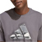 adidas Camo Modern Logo Graphic T-Shirt Herren JZ7494 - grey five XS