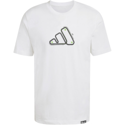 adidas Motorsport Track Graphic T-Shirt Herren JZ5050 - white 3XL