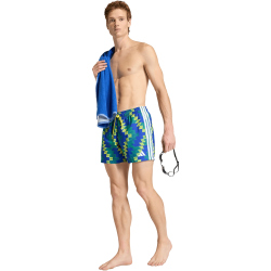 adidas Football-Inspired Graphic 5" Badeshorts Herren KD5346 - bright yellow/white S