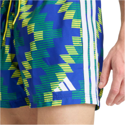 adidas Football-Inspired Graphic 5" Badeshorts Herren KD5346 - bright yellow/white S