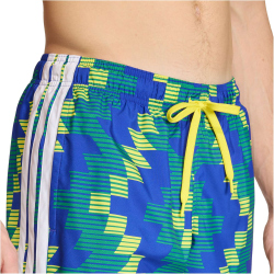 adidas Football-Inspired Graphic 5" Badeshorts Herren KD5346 - bright yellow/white S
