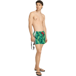 adidas Football-Inspired Graphic 5" Badeshorts Herren JY9165 - semi solar green/white M